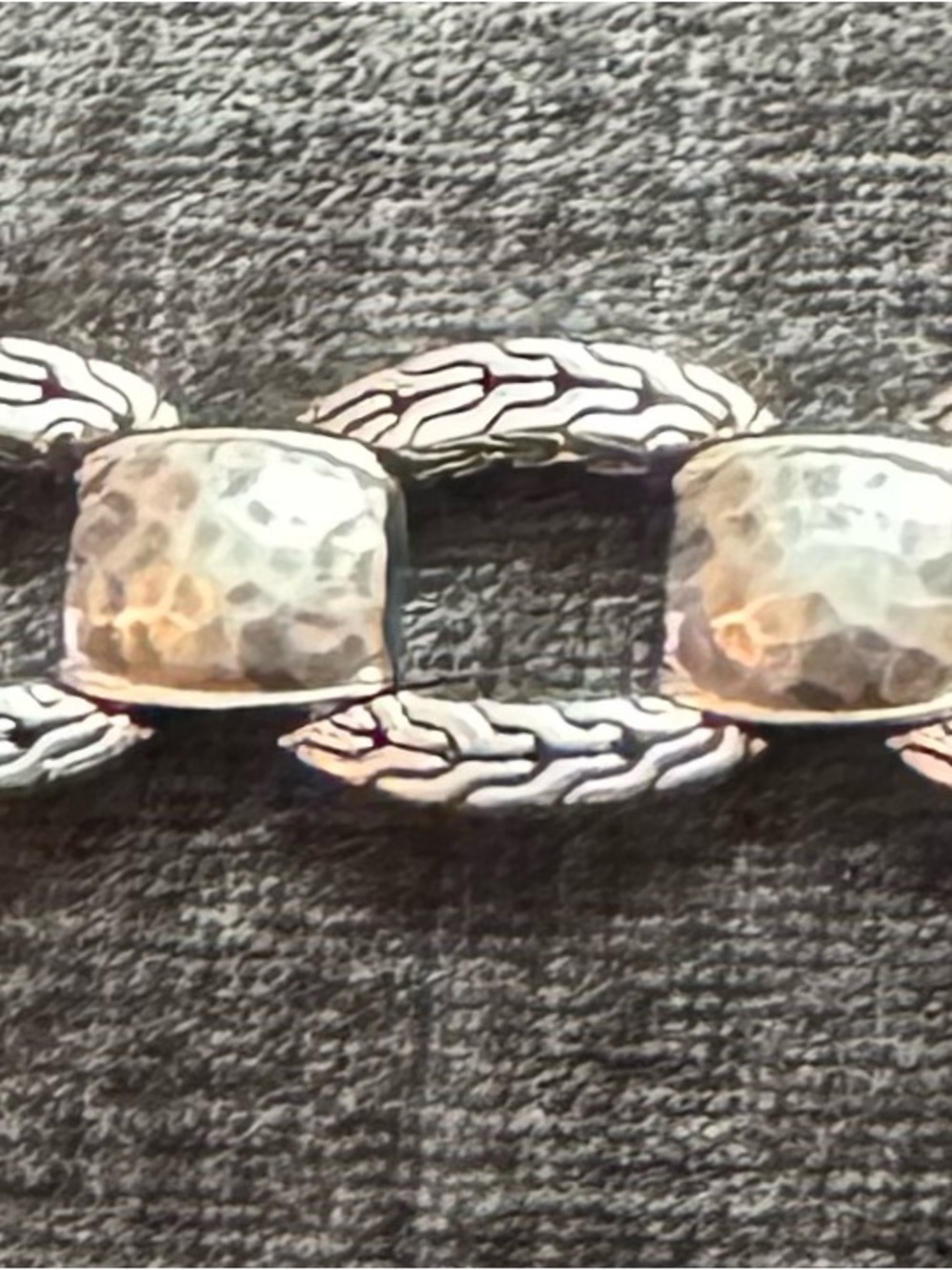 JOHN HARDY Palu & Classic Chain Hammered Link Bracelet - Sterling Silver